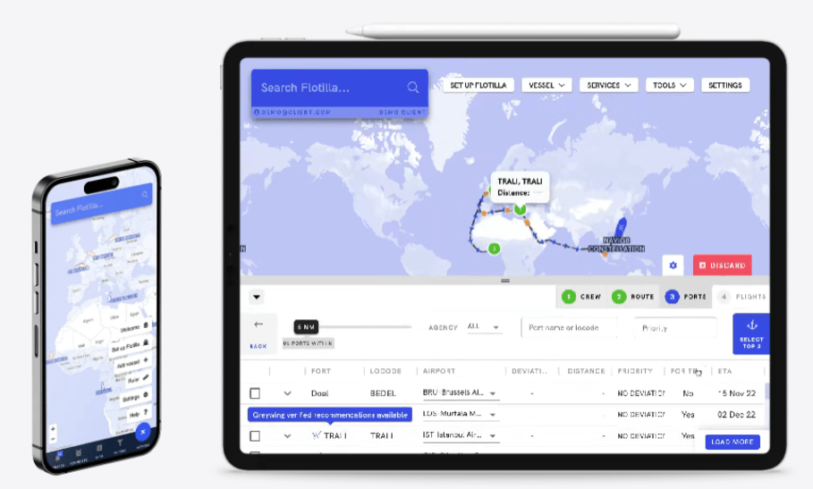 Greywing: Drawing Insights into Maritime Operations with Conversational AI 